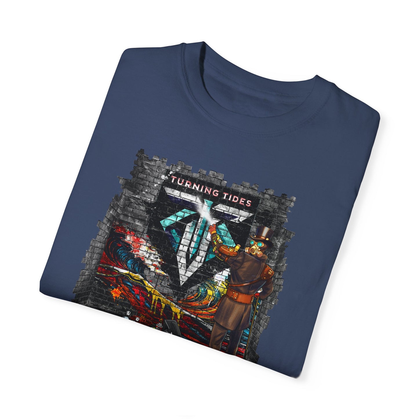 Steampunk Grafitti Drip T-shirt