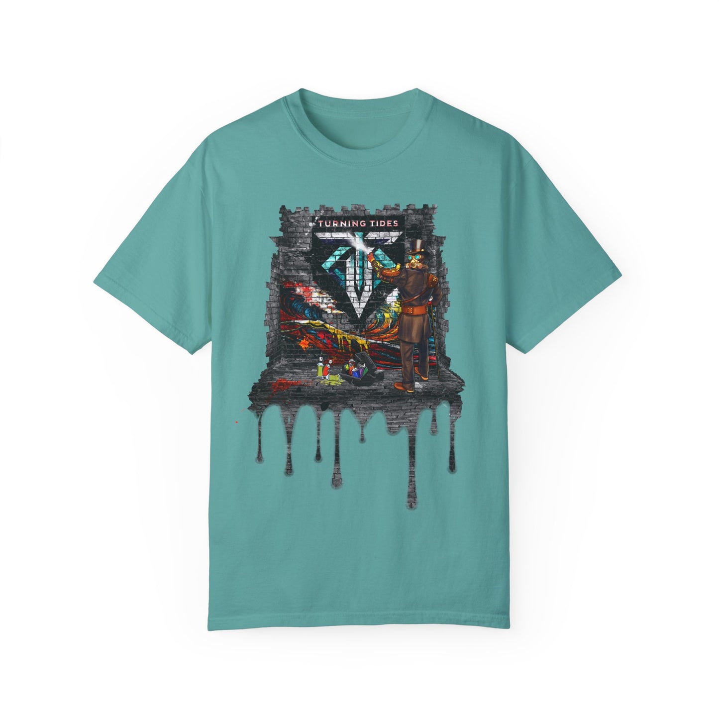 Steampunk Grafitti Drip T-shirt