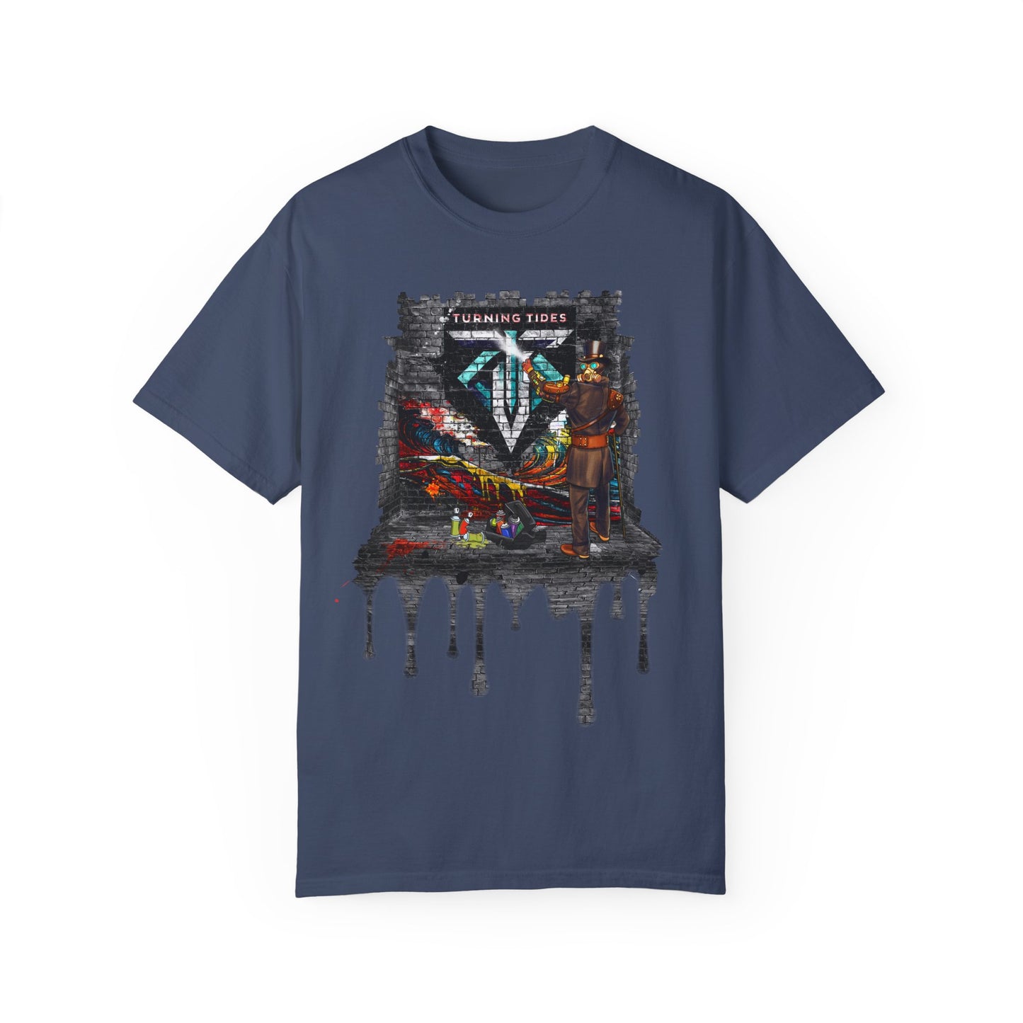 Steampunk Grafitti Drip T-shirt