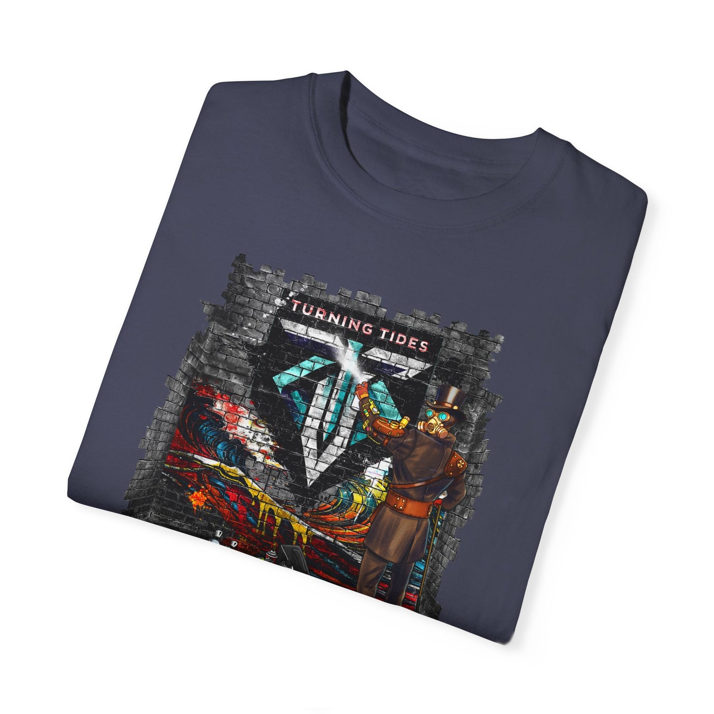Steampunk Grafitti Drip T-shirt