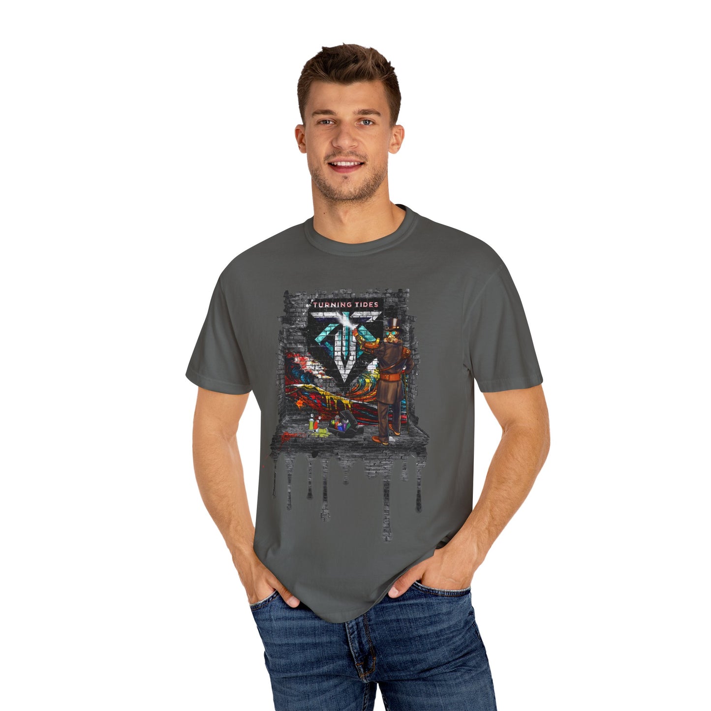 Steampunk Grafitti Drip T-shirt