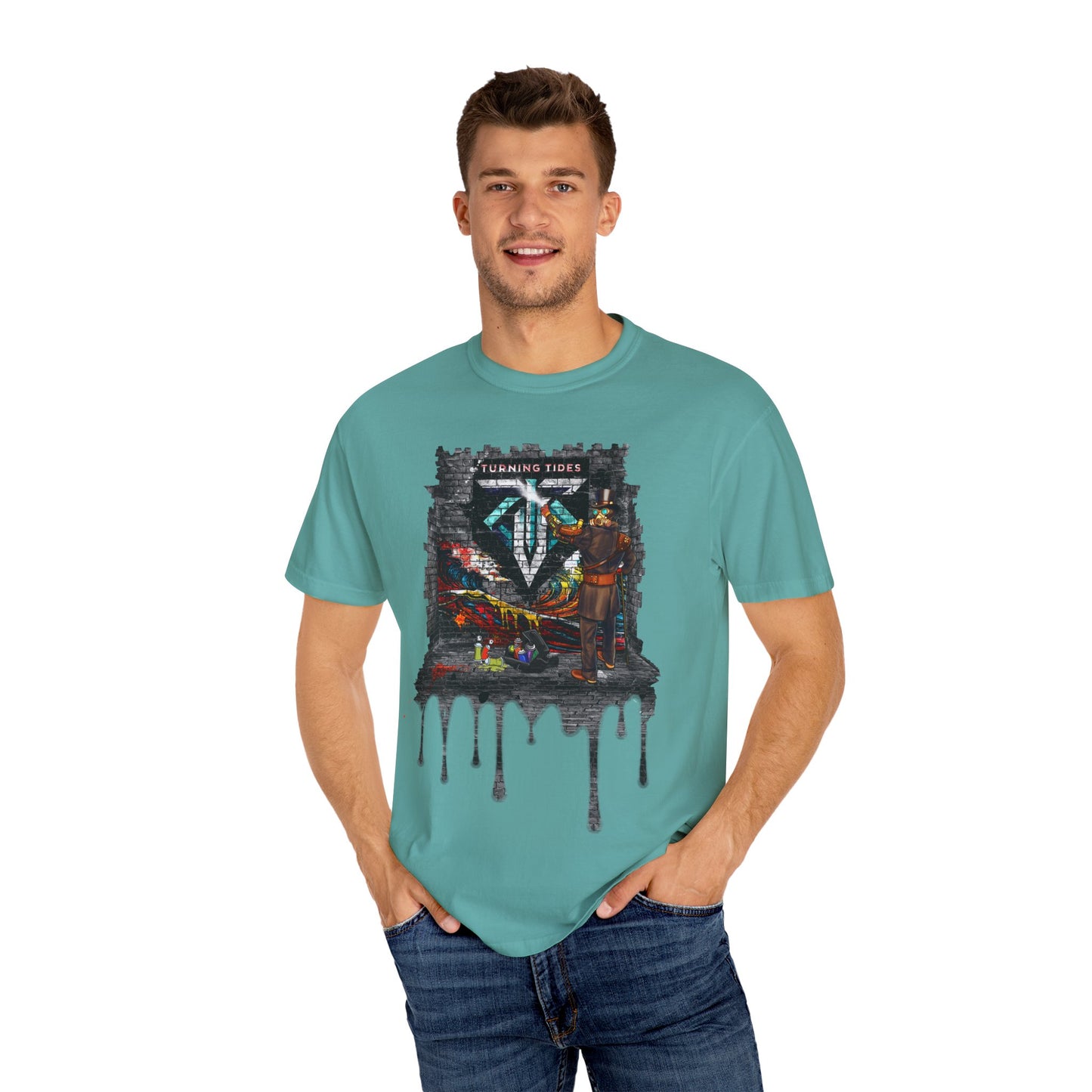 Steampunk Grafitti Drip T-shirt