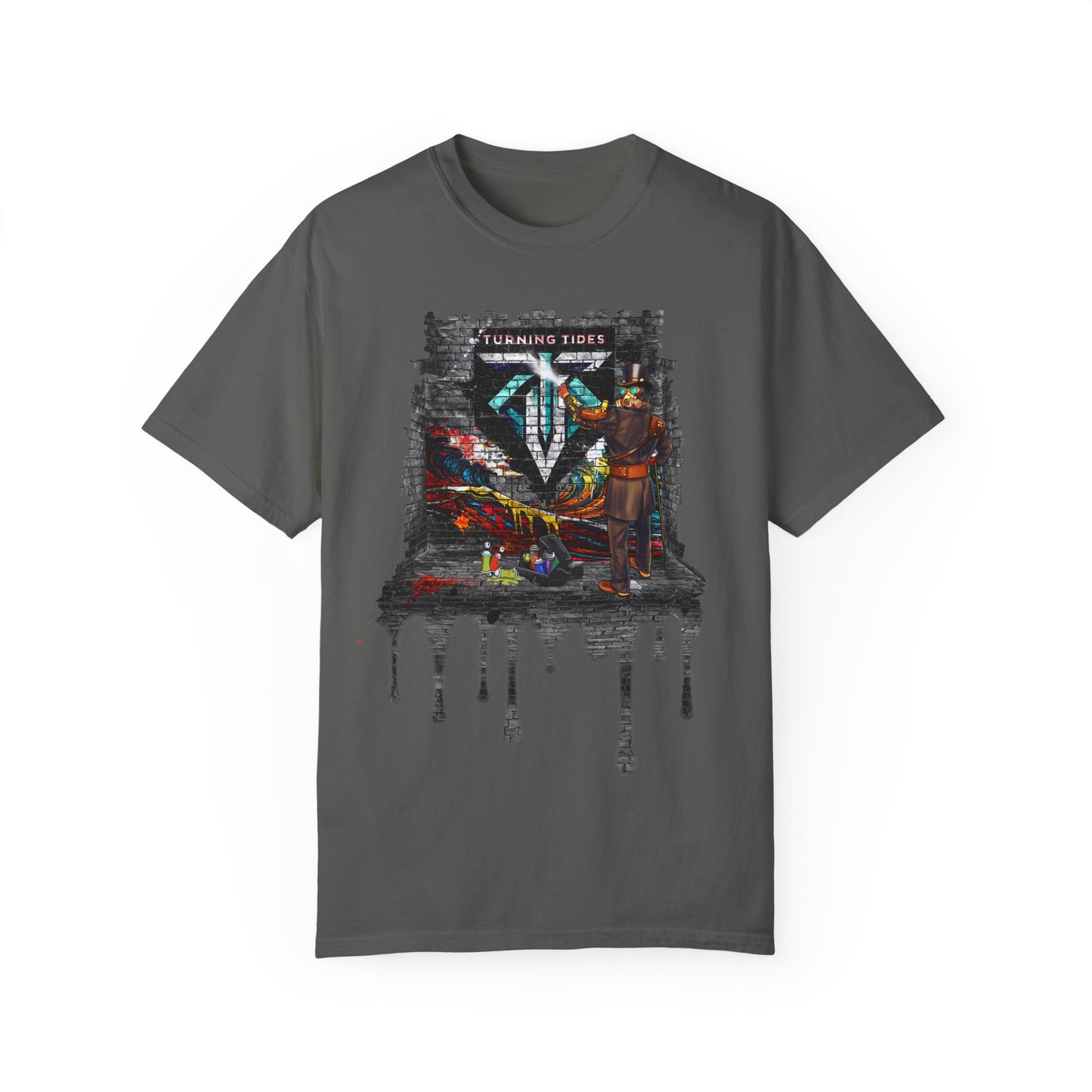Steampunk Grafitti Drip T-shirt