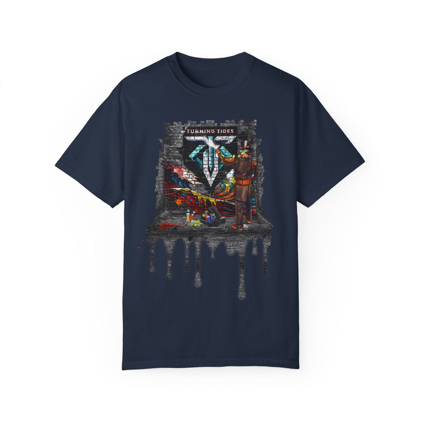 Steampunk Grafitti Drip T-shirt