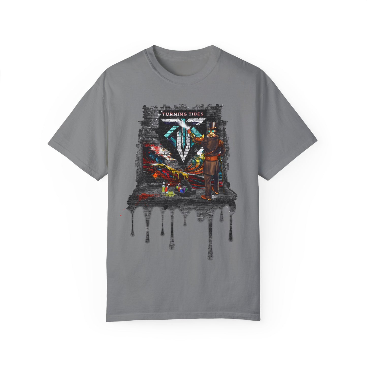 Steampunk Grafitti Drip T-shirt