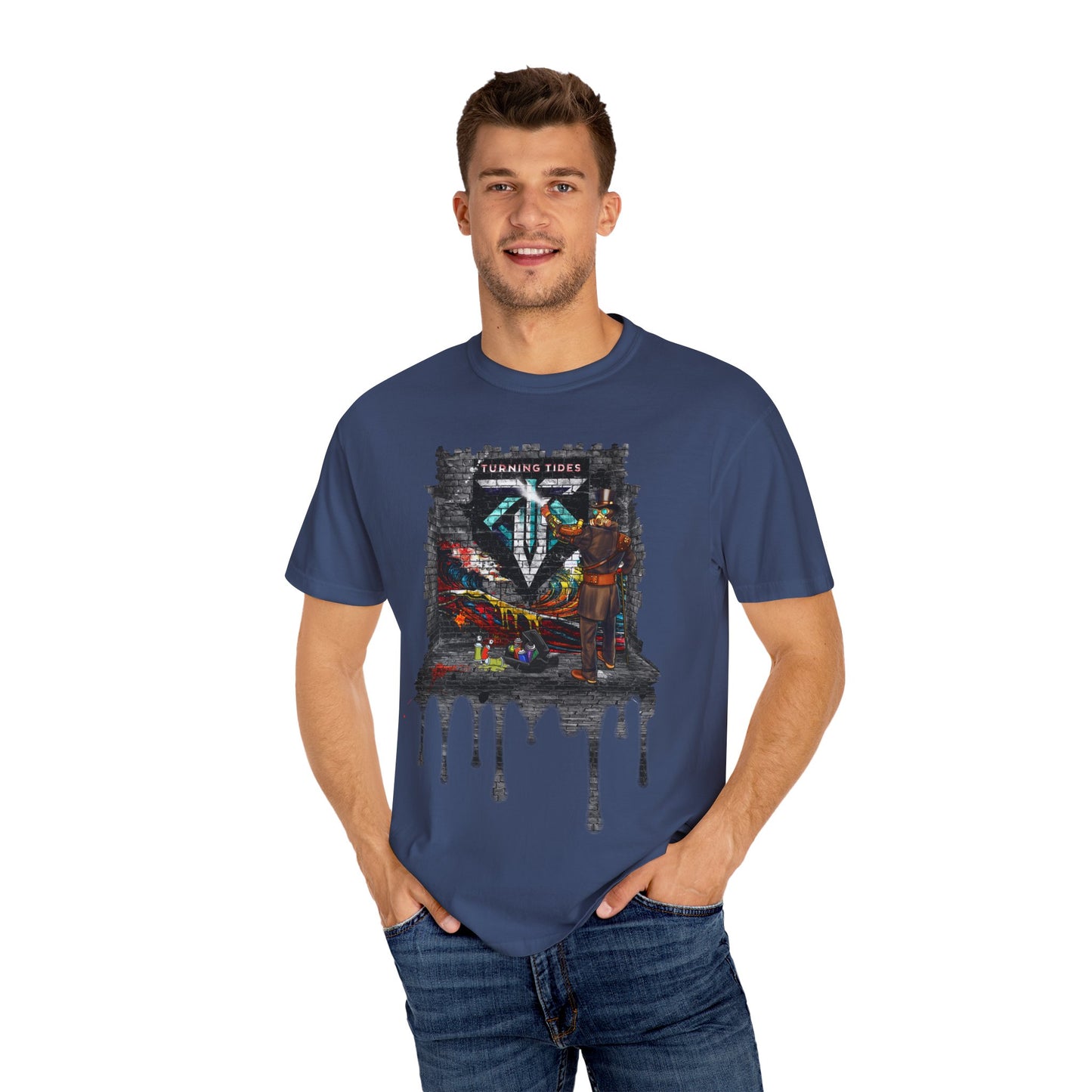 Steampunk Grafitti Drip T-shirt