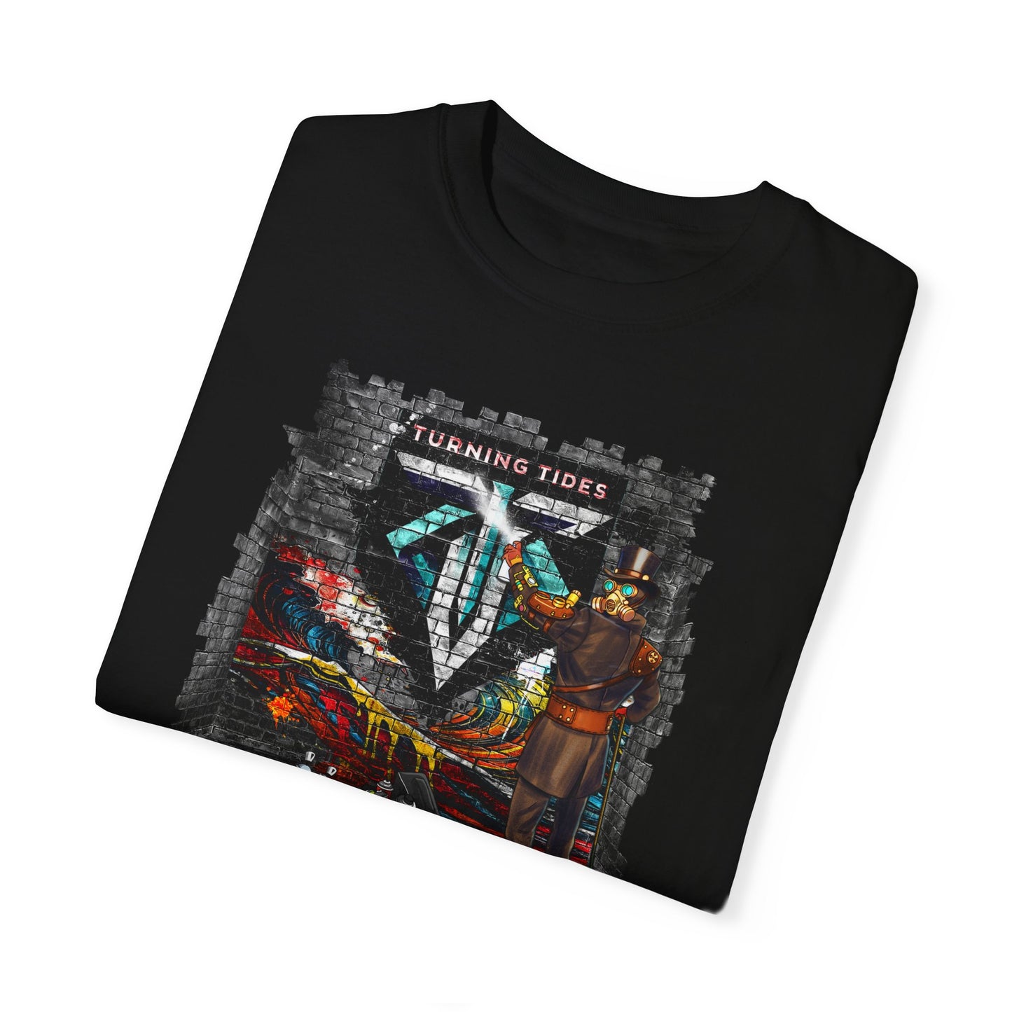 Steampunk Grafitti Drip T-shirt