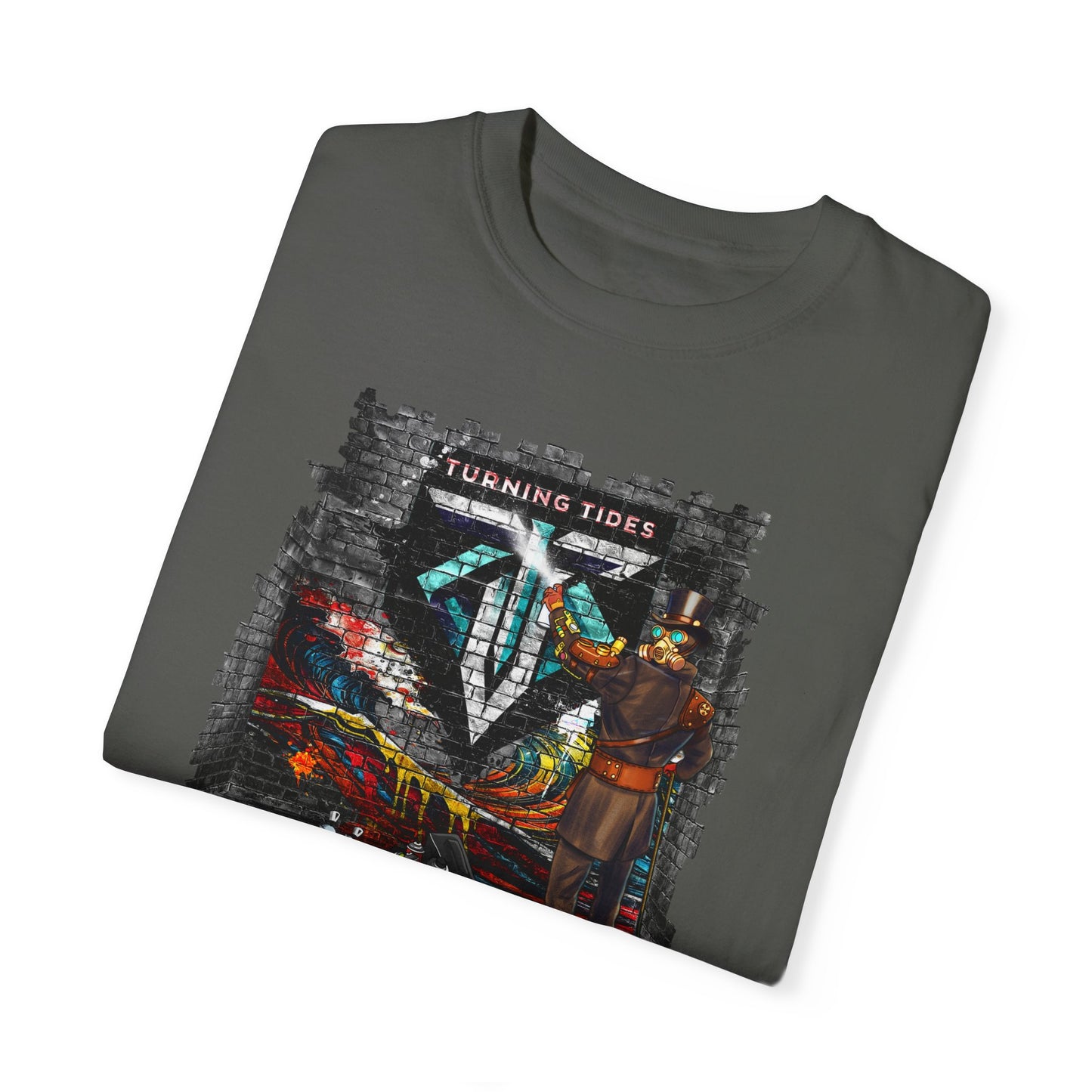 Steampunk Grafitti Drip T-shirt