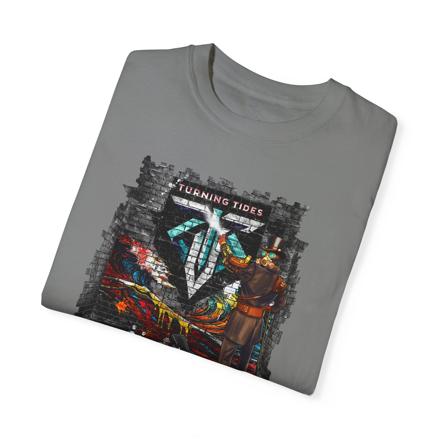 Steampunk Grafitti Drip T-shirt