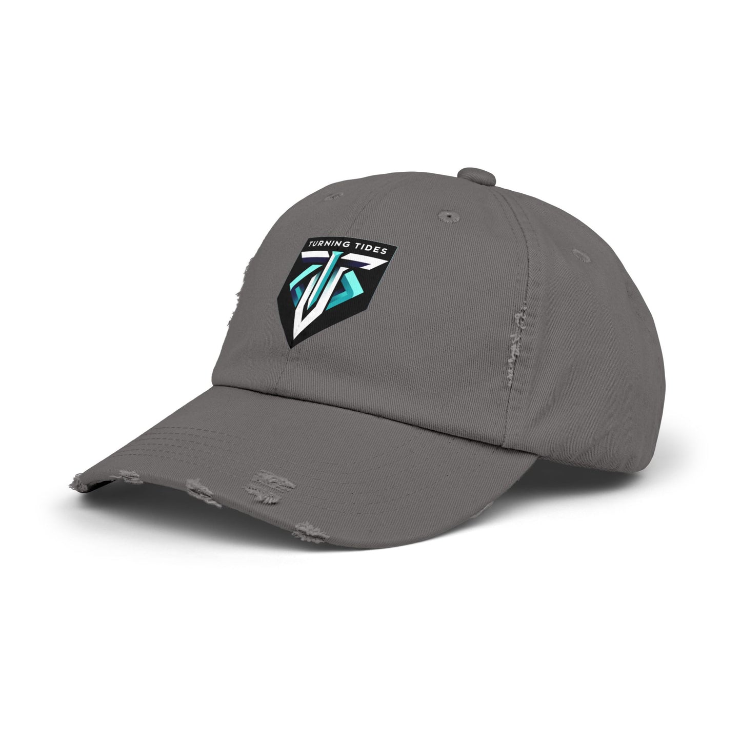 Distressed Cap Turning Tides Blue Logo