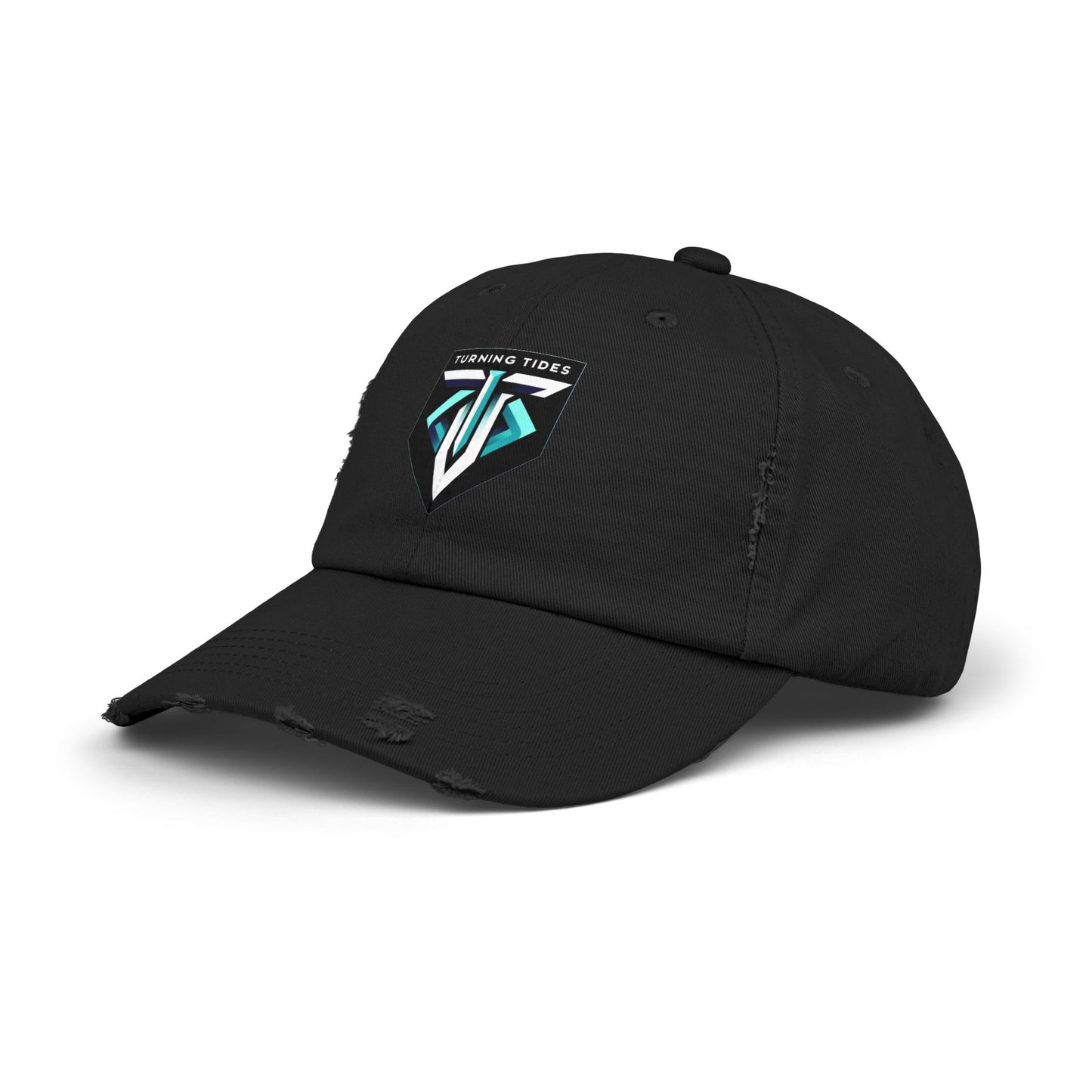 Distressed Cap Turning Tides Blue Logo