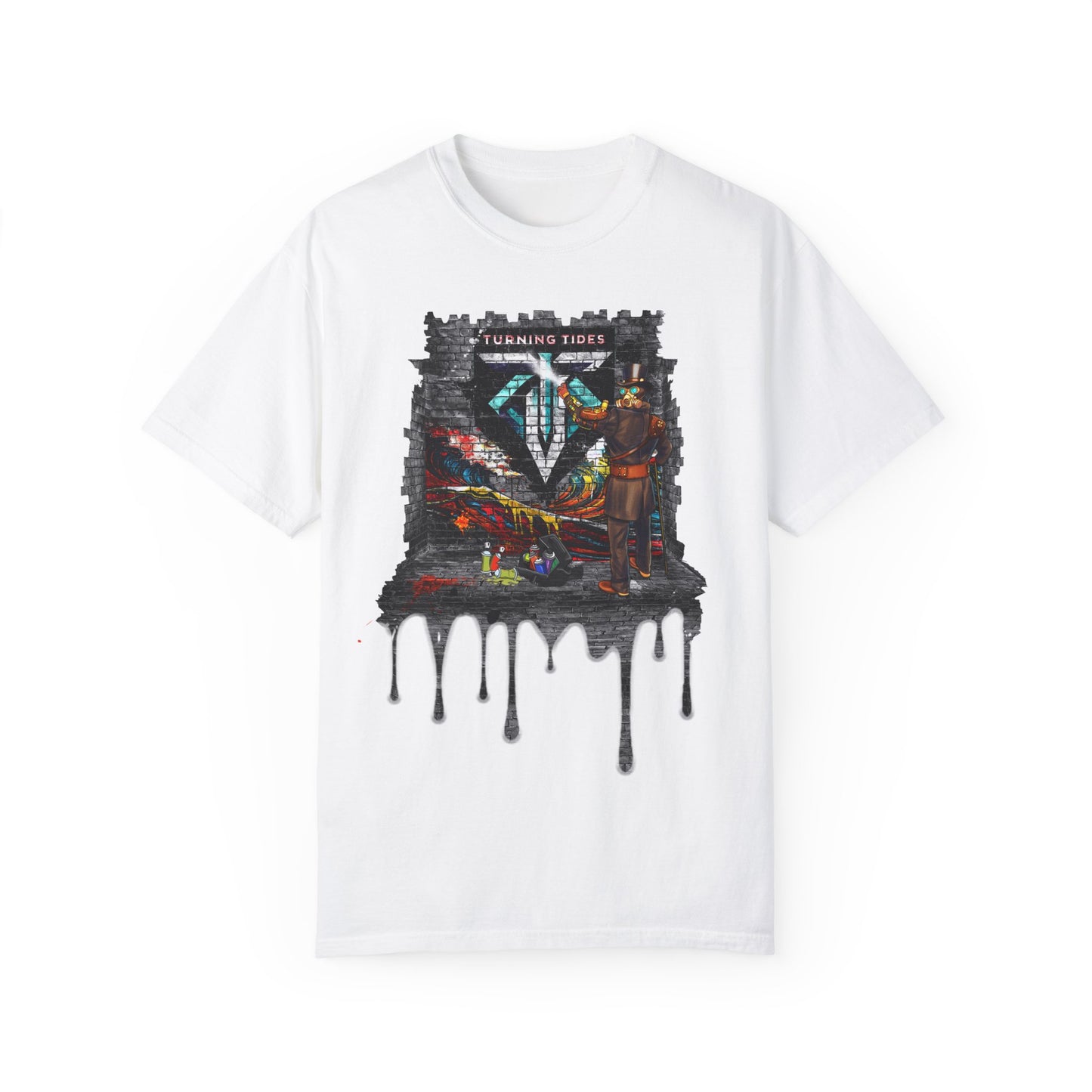 Steampunk Grafitti Drip T-shirt