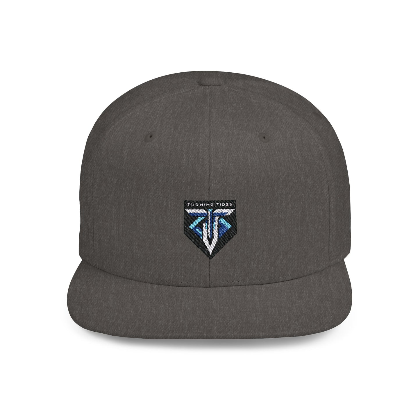 Snapback Cap with Turning Tides Blue Logo