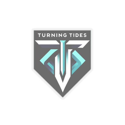 Sticker Set with Turning Tides Crest Logo