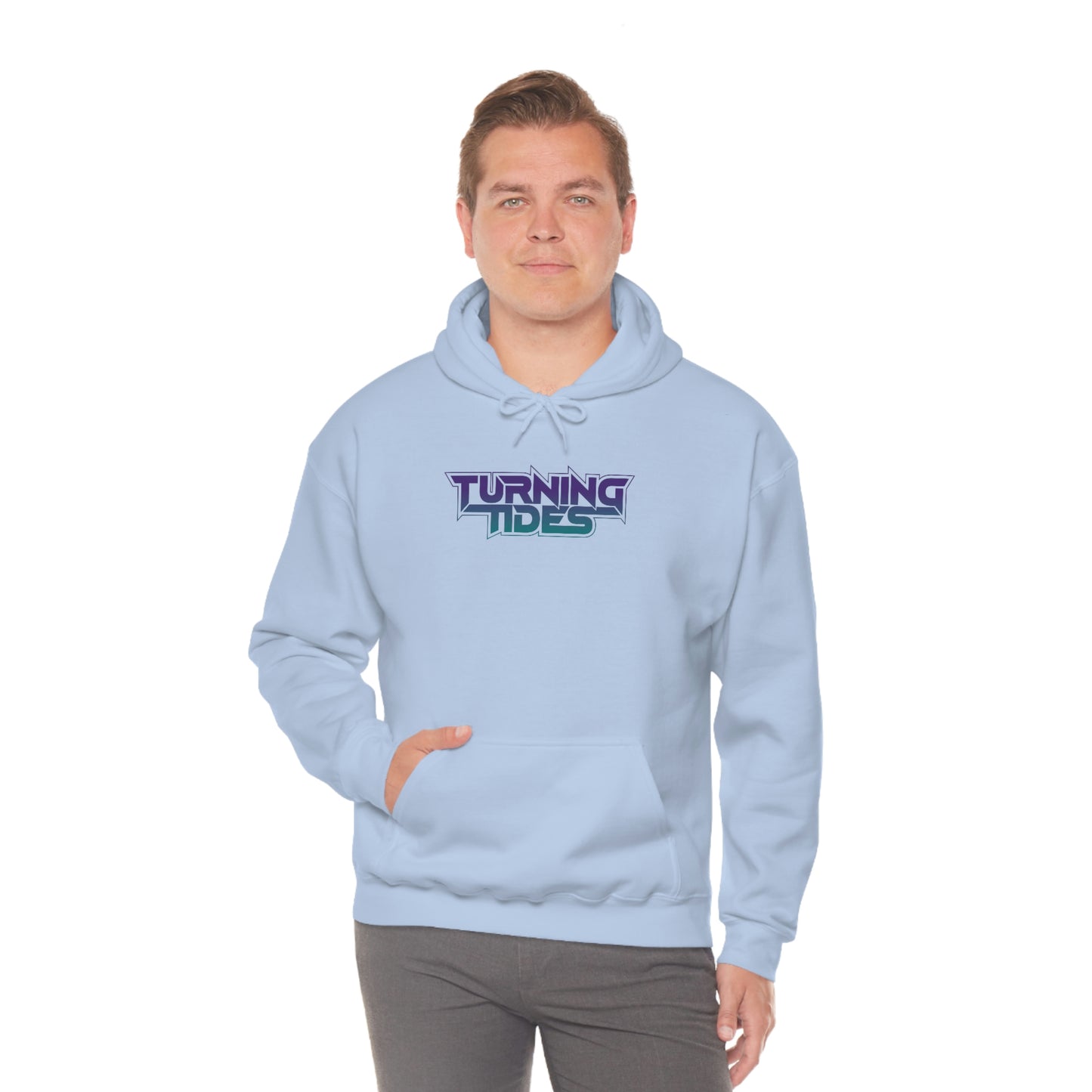 Heavy Blend™ Hooded Sweatshirt with Turning Tides Logo