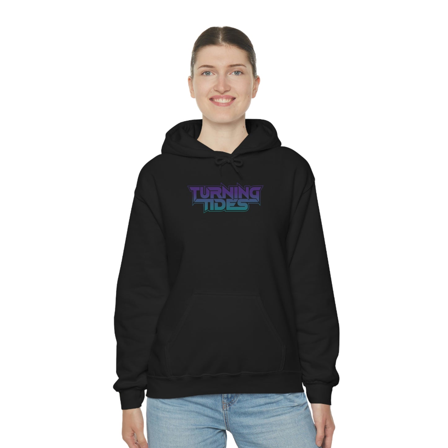 Heavy Blend™ Hooded Sweatshirt with Turning Tides Logo