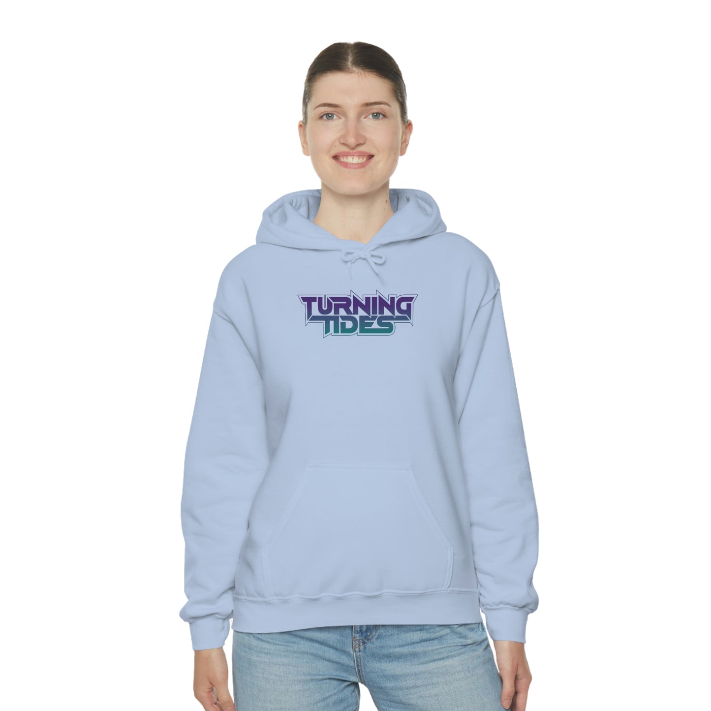 Heavy Blend™ Hooded Sweatshirt with Turning Tides Logo