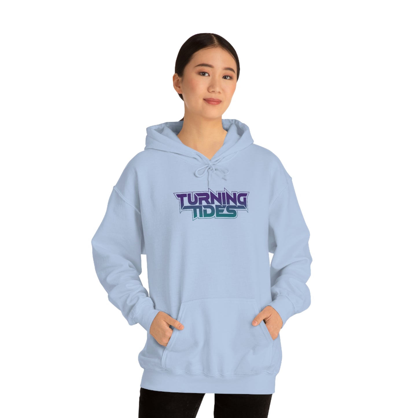 Heavy Blend™ Hooded Sweatshirt with Turning Tides Logo