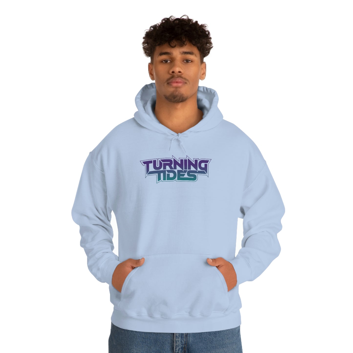 Heavy Blend™ Hooded Sweatshirt with Turning Tides Logo